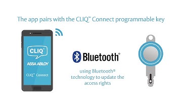 CLIQ Connect Bluetooth key by Assa Abloy