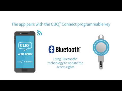 CLIQ Connect Bluetooth key by Assa Abloy
