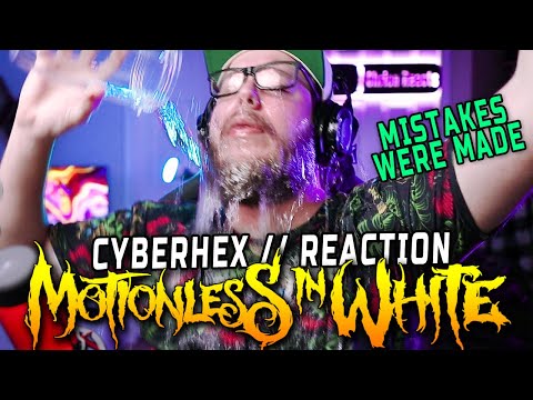 Chris: BLEGH!! Ohrion: 💦| Motionless In White - Cyberhex | REACTION
