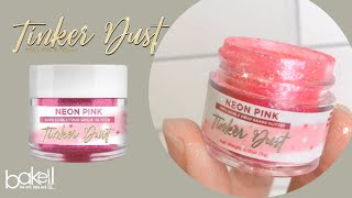 Edible Glitter for Cakes - Neon Pink Shimmer, Sparkle & Super Shiny | Tinker Dust® | Bakell®