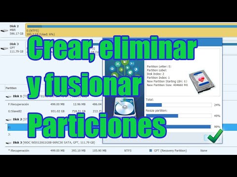 How to create partitions on a hard disk | partition resize and merge a unit