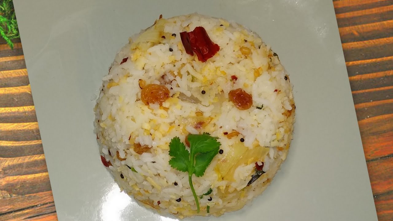 Raisins Coconut Rice - YouTube