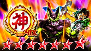 (Dragon Ball Legends) GOD RANK GRIND #41 WITH LF PERFECT FORM CELL ON THE ANDROIDS TEAM!