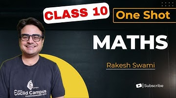 Don’t Miss This Before Board Exam 🔥 | Class 10 Maths One Shot | All Formulas +Tricks by Rakesh Swami