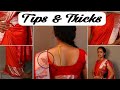 Saree Draping Tips & Tricks | Easy hacks | Simple Solution | SD Vlogs