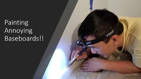 How to Paint Baseboard next to Carpet