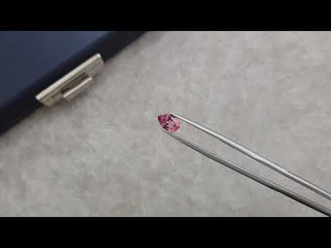 Rare Pamir pink spinel in pear cut 1.40 ct Video  № 1