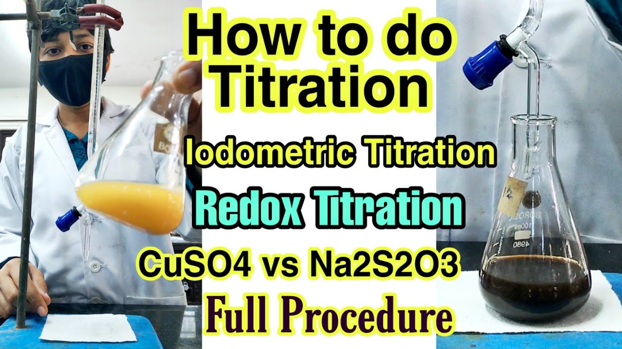 How to do Redox Titration in Hindi Iodometric Titration of Copper