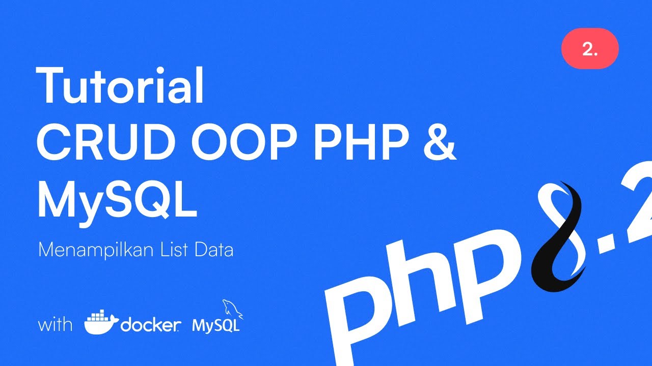 Tutorial CRUD OOP PHP dan MySQL : 2. Menampilkan List Data - YouTube