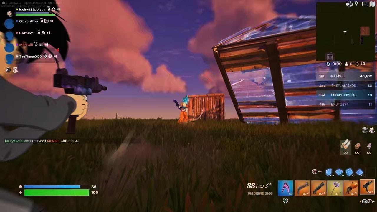 Fortnite having fun with the boys and this blow torch YouTube