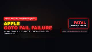 Apple Goto Fail Ssl Bug 2014 - The Code Failure That Changed History