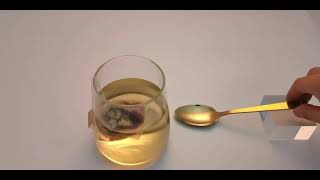 Set 6 Linguri Pufo Ellegance Pentru Cafea, Ceai, Desert, Otel, Auriu, 15 Cm