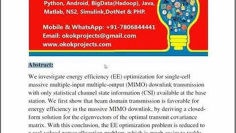 Energy Efficiency Optimization for Downlink Massive MIMO With Statistical CSIT