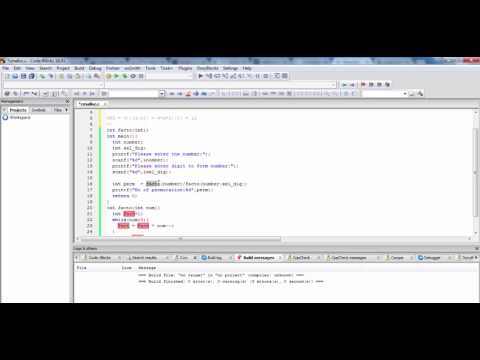 C Program to implement permutation of number