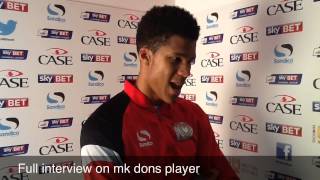 REACTION: Jordan Spence after Gillingham