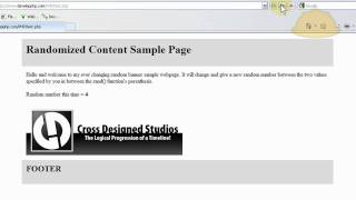 PHP Randomized Dynamic Website Content Display
