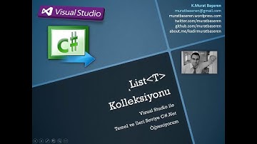 Visual Studio ile Generic List Kolleksiyonu