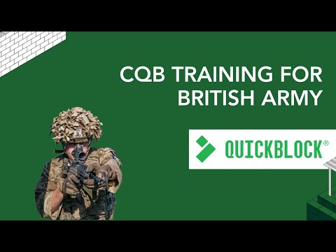 QUICKBLOCK as CQB Training Environment for British Army - video from QuickBlock