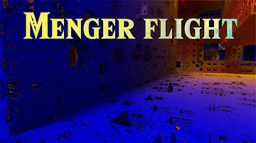 [4K UHD 50FPS] Menger 4D flight "Escape the Labyrinthe" with music