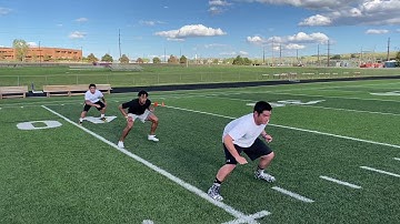 Shuffle to Crossover Sprint to Decel