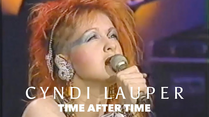 Time After Time Performance version - Performance performance video thumbnail