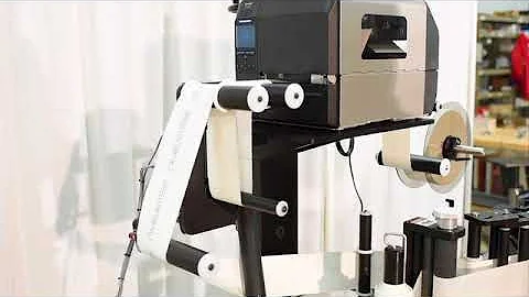 CTM LABELING SYSTEMS – 360a LOOSE LOOP PRINT AND APPLY WRAP LABELING SYSTEM