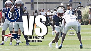 New England Patriots vs Indianapolis Colts JOINT PRACTICE Highlights: AJ Brown COOKS Sauce Gardner 🫨