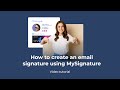 How to Create an Email Signature in Just 5 Min!