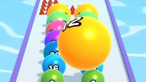 BALL RUN 2048  - All  Levels / Gameplay IOS  (Levels 260 -267).