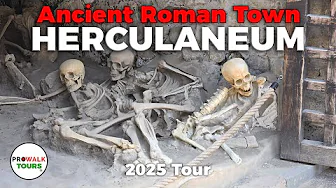 4K Herculaneum Walking Tour (2025) – The Ancient City Buried by Mt. Vesuvius