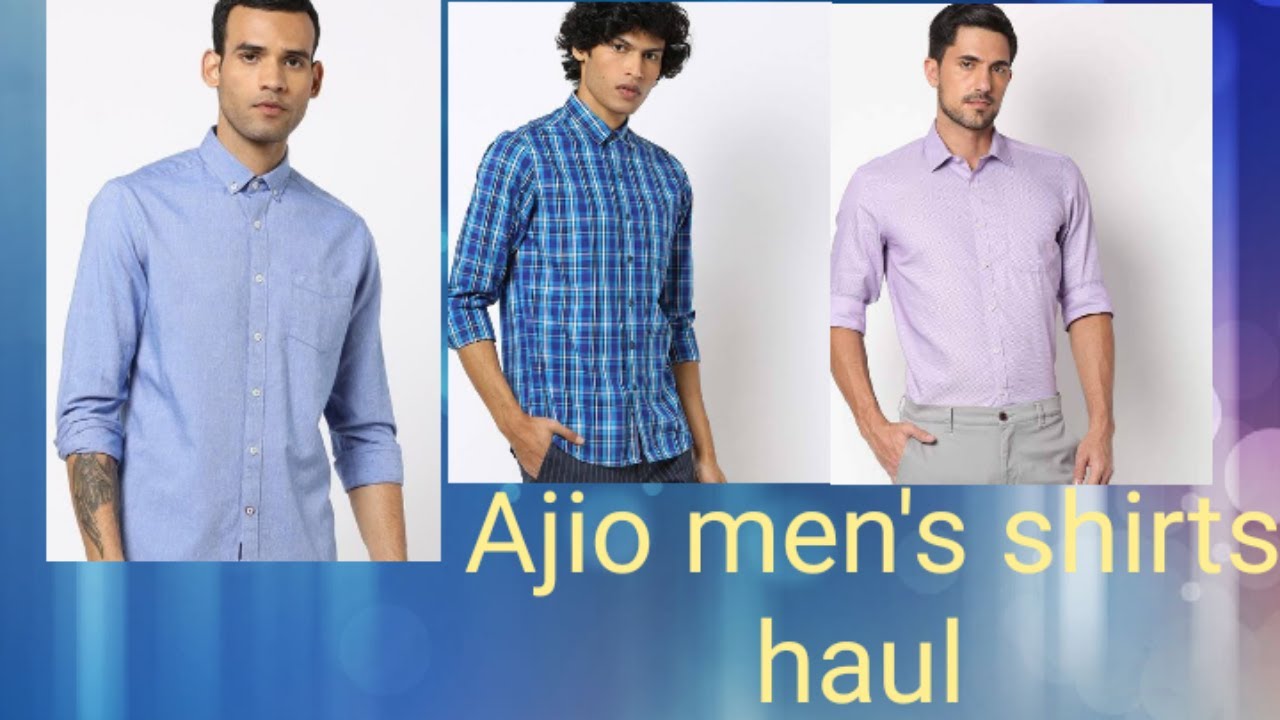 Ajio men's shirts haul|| Ajio latest men's wear collection || Branded ...