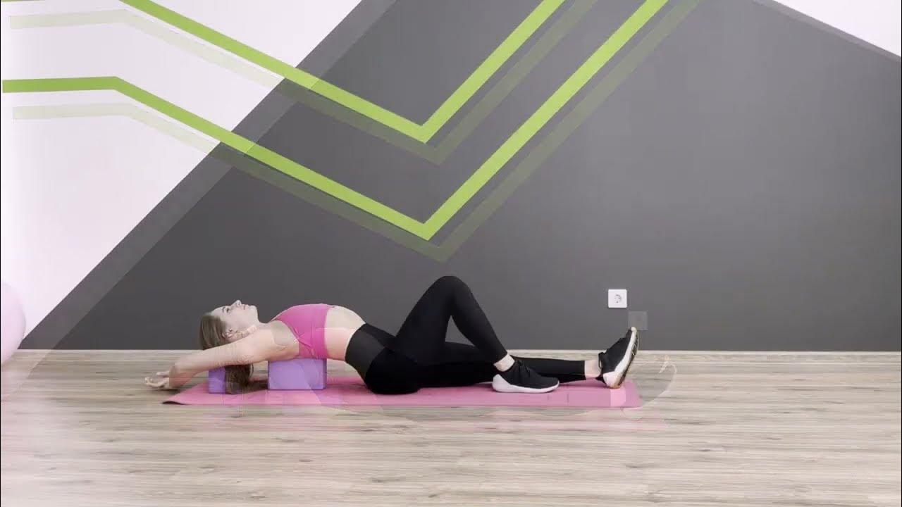 Упражнения с блоками для йоги - YouTube