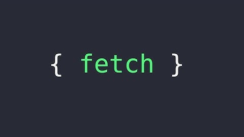 Lo Básico sobre Fetch / Promesas y Async Await