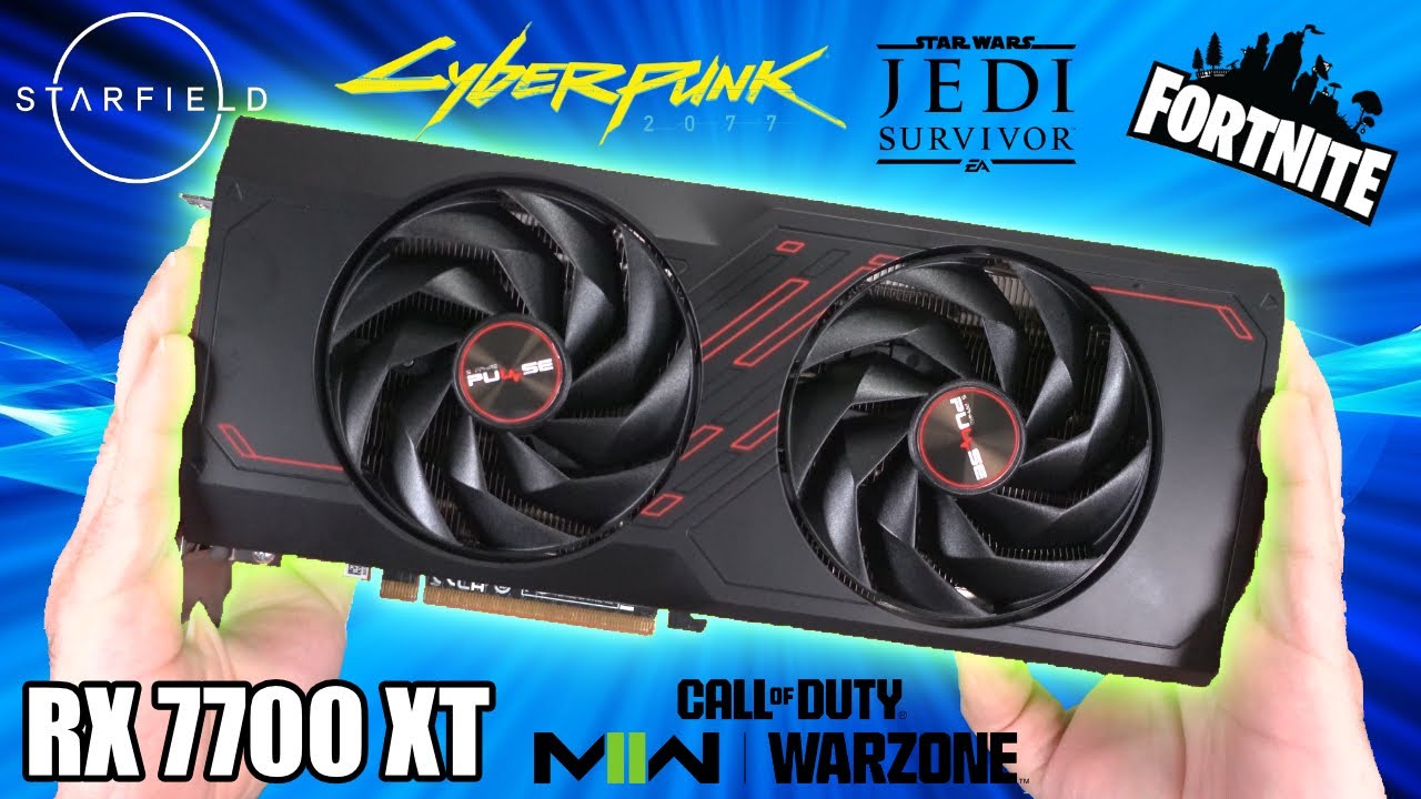 Sapphire Technology AMD Radeon RX 7700 XT Pulse Dual Fan 12GB