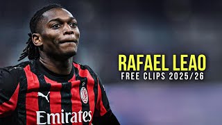 Raphael Leao 2025 4K Free Clips Clips For Edits Upscaled Best Scene Pack No Watermark