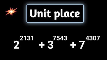 Find Unit Digit of  | Easy Math Trick for Competitive Exams