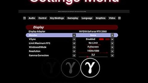 Unreal Engine Settings Menu Showcase