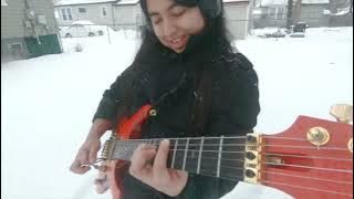 I Play Inside the Winter Storm by DragonForce Inside a Winter Storm