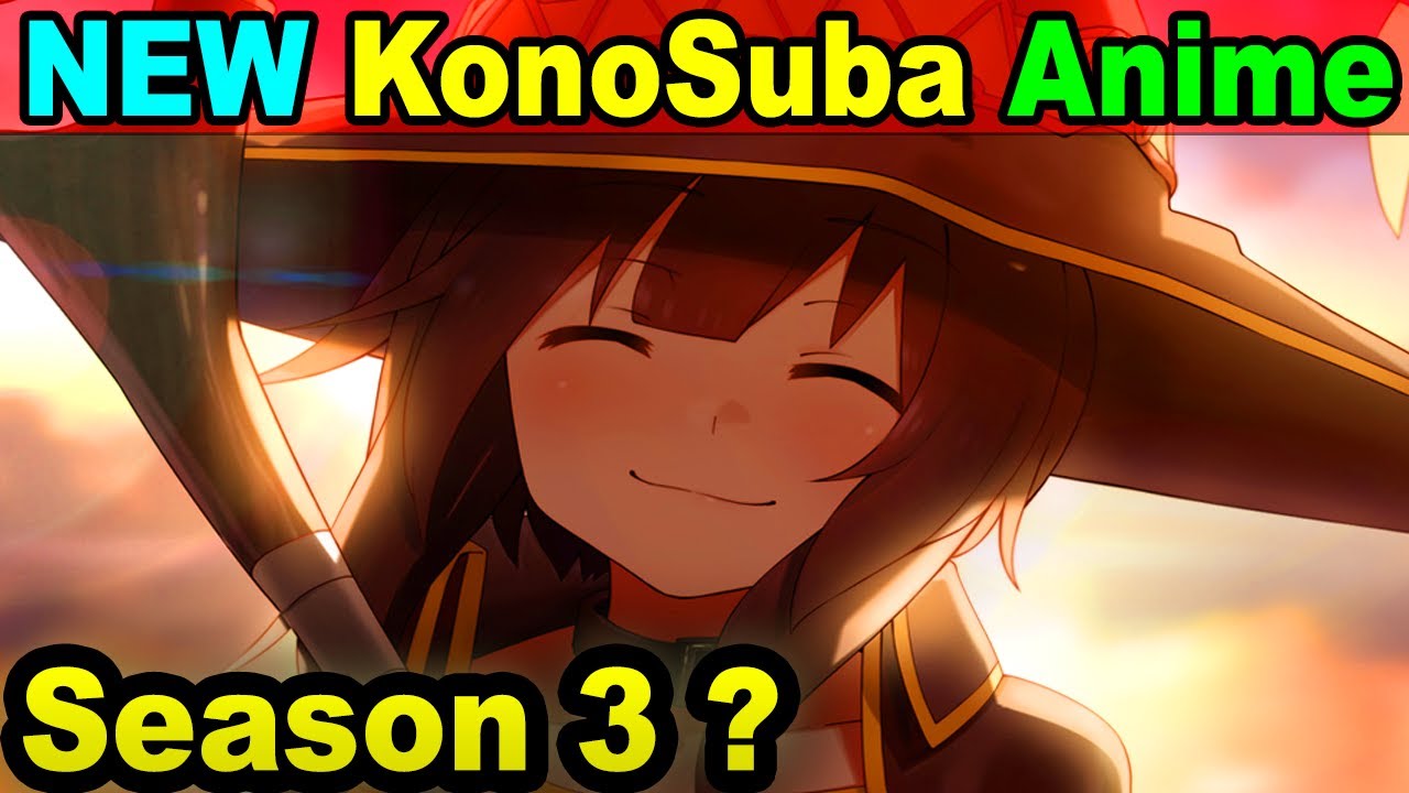New Konosuba Anime Announced Konosuba Season 3 In 2018 Youtube