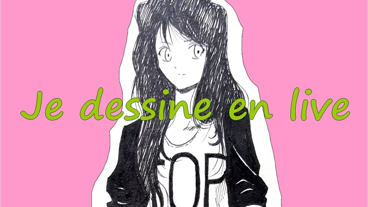 Speed draw of a fashion  girl  Dessin  YouTube