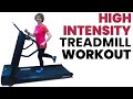 High Intensity Seniors Treadmill Running Workout
