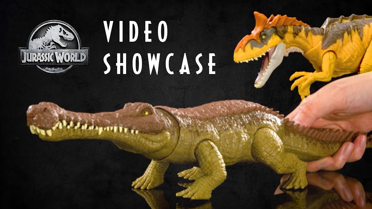 jurassic world toy video