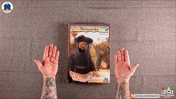 UNBOXING NAVEGADOR - Board Game - #indabox