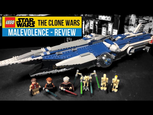 LEGO Star Wars MALEVOLENCE Clone Wars Set 9515 Review - YouTube