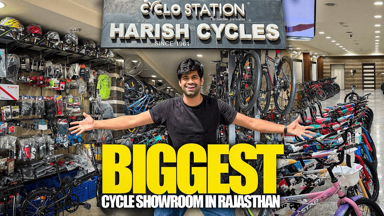 Biggest Cycle Showroom Tour in Rajasthan ! - YouTube
