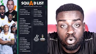 Blackstars full squad to AFCON 2023, same old story with a lot of missing important players😭😭😭