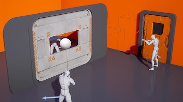 UE4 Tutorial - Open a Door with Blueprint ( 2 different ways )