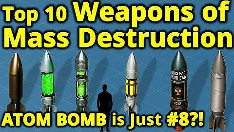 Top 10 Weapons of MASS DESTRUCTION Ever Conceived | Doomsday Devices #weaponsofmassdestruction