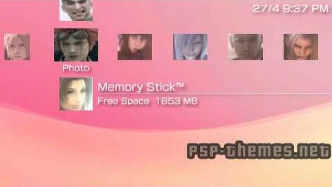 PSP Theme FINAL FANTASY VII PSP-Themes.NET