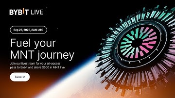 Your MNT journey starts here: Get your all-access pass to Bybit and share $2000 in MNT live!